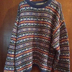 Vintage, Girls LS sweater, blue+, 14/16